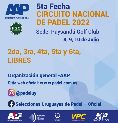 PaysandÃº, en paralelo con el FIP RISE, recibirÃ¡ la 5ta fecha del Circuito Nacional en Cats libres!  