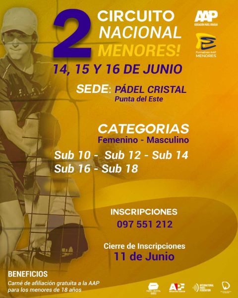Record de Parejas en 2da fecha del Circuito Nacional de Menores!