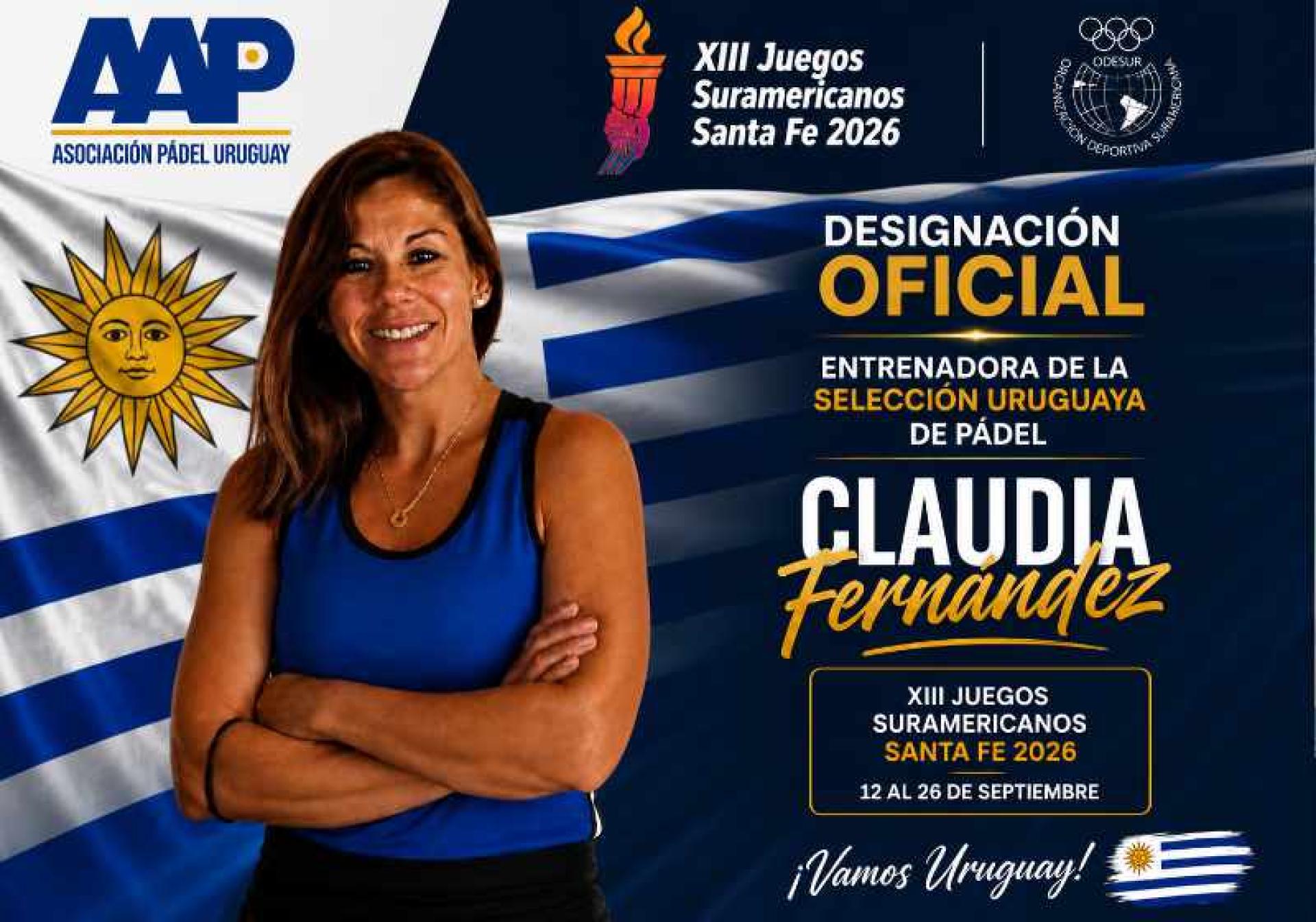 Designación entrenadora de la Selección Uruguaya XIII Juegos Suramericanos 