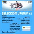 Selección Uruguaya que nos representará en el XIII° Mundial de Pádel en México/Torreón!
